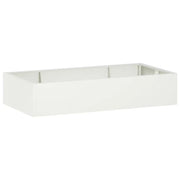 Muro di contenimento 6 pz 200 x 100 x 50 cm Acciaio Bianco 3449234