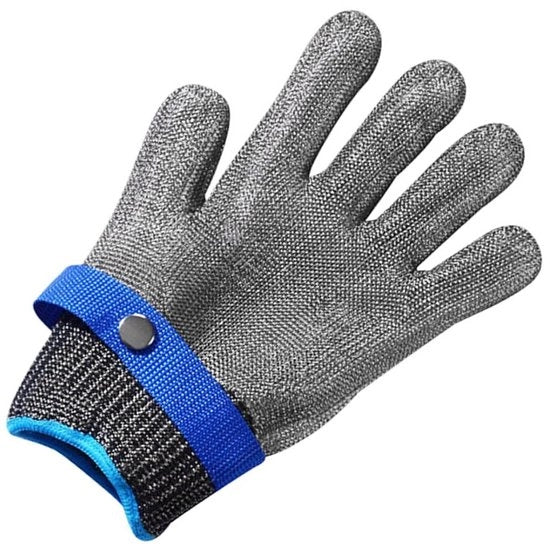 Manica di acciaio inossidabile filo metallico mesh per lavorazione del pesce e lavorazione di taglio
