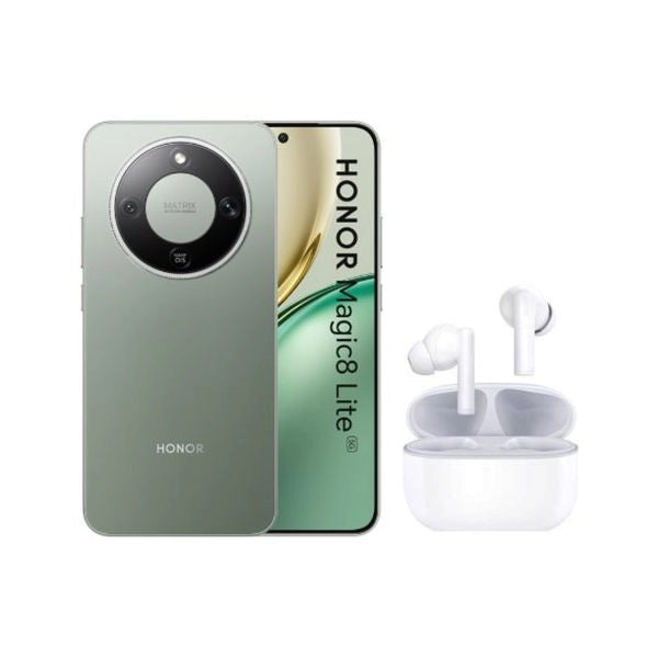 Smartphone honor 788979 magic8 lite bundle buds x7 lite tim forest gre