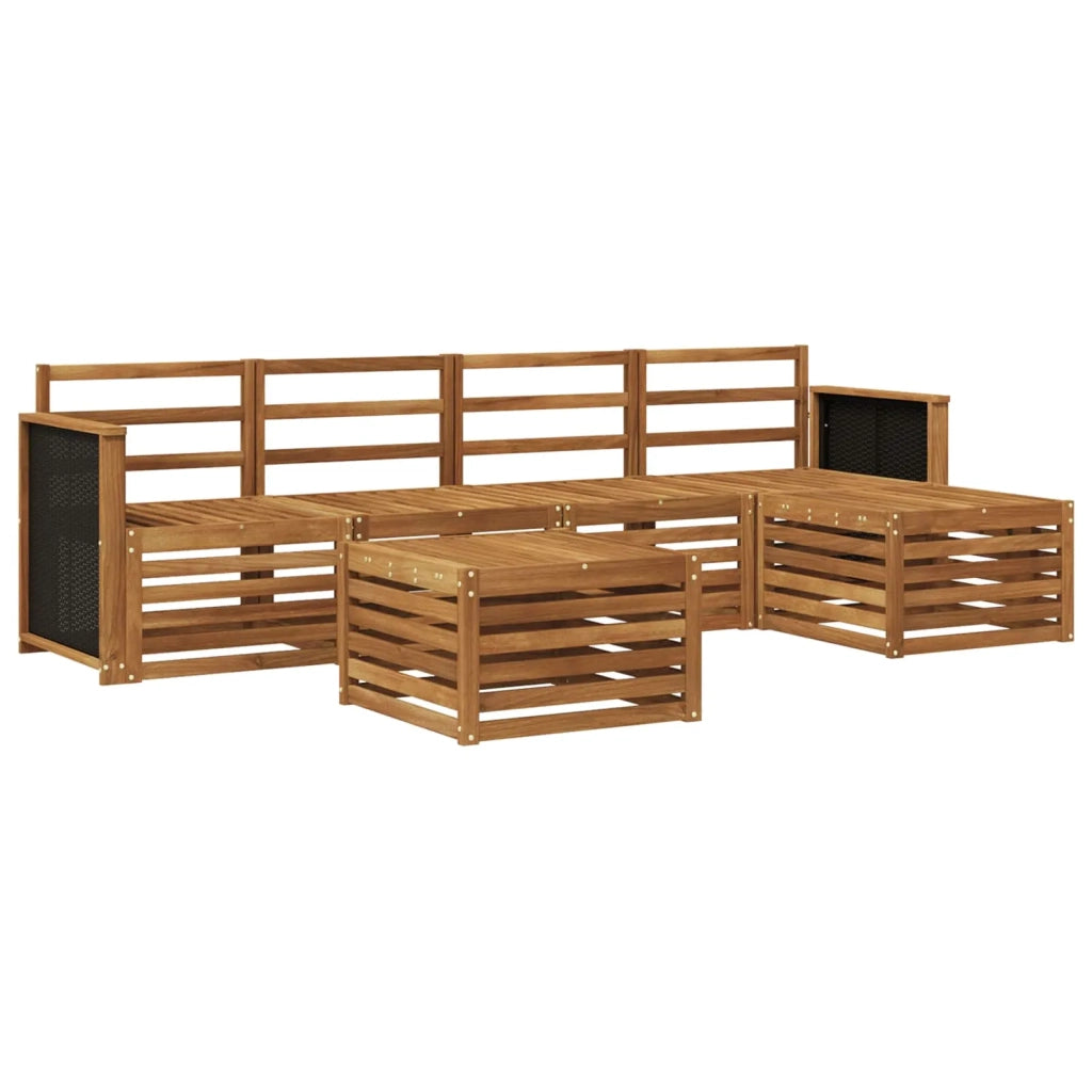 Set di divani da esterno 6 pcs Naturale 3384250