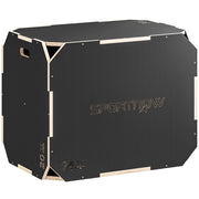 Contenitore 3 in 1 per Allenamento ¨C zephmum ¨C Legno 76x61x51 cm Nero