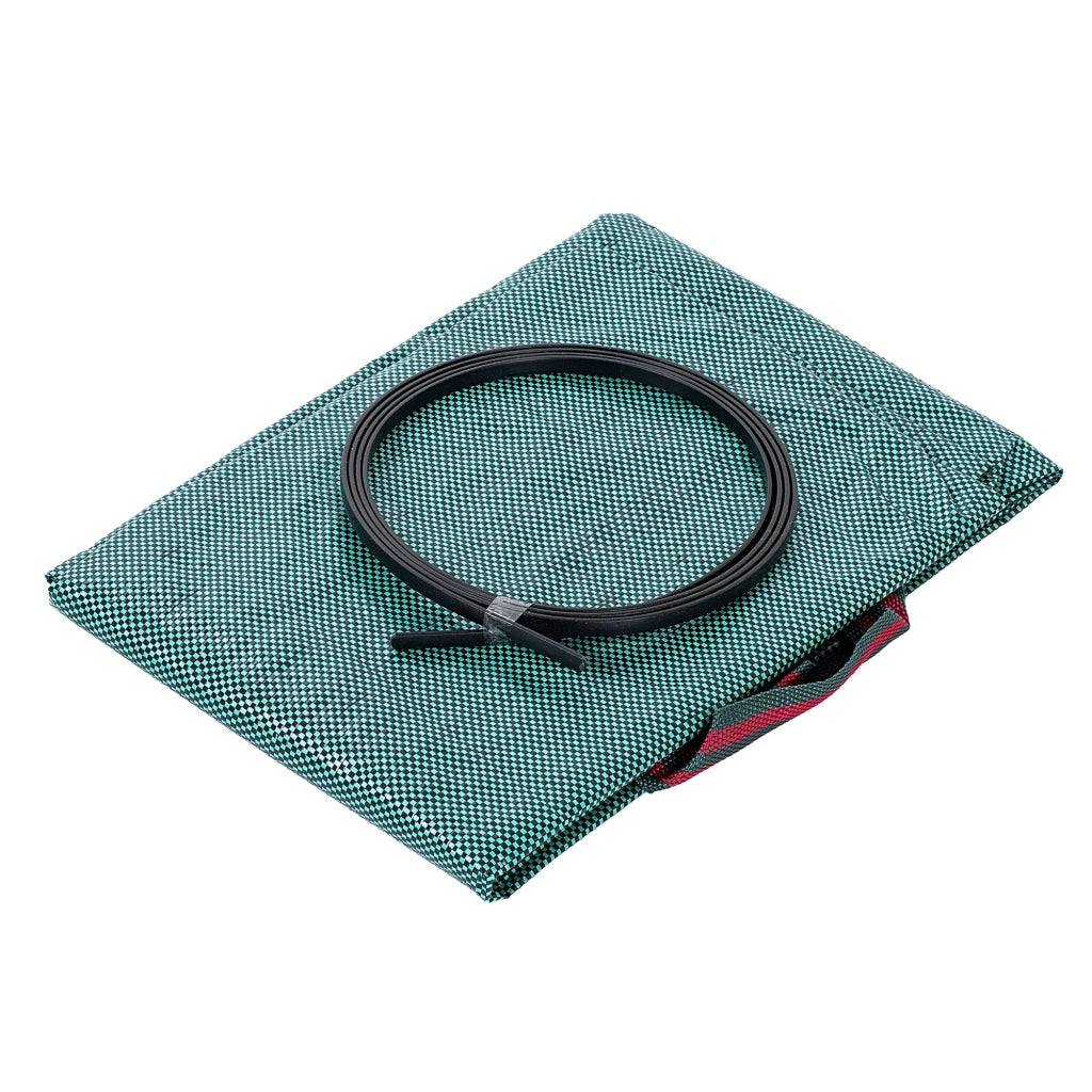 KADAX Sacchetto per foglie, rifiuti da giardino, erba, pieghevole, resistente, con maniglie, 270 L