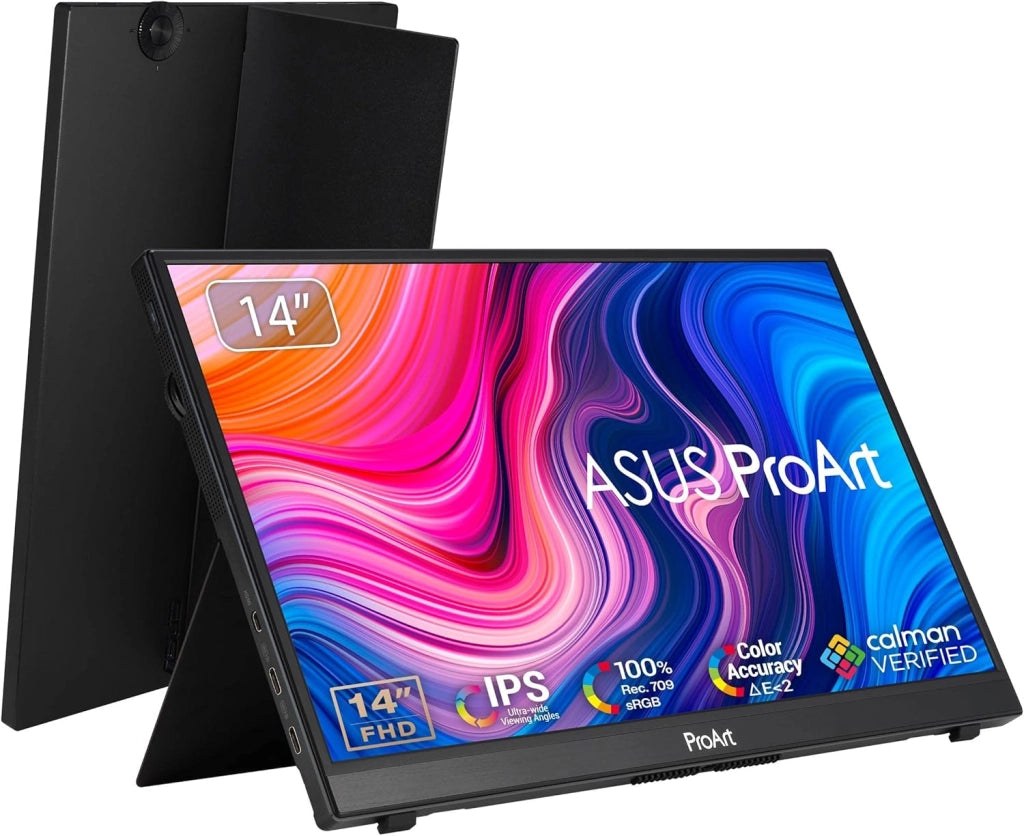 ASUS PA24AC 24" (24.1") (16:10) Monitor Professionale, 1920 x 1200, IPS, 100 % sRGB, △E< 2, DisplayHDR 400, DP over USB-C, DP, HDMI, USB 3.0