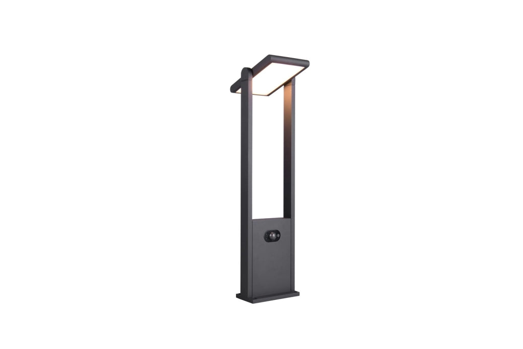Lampione solare LED MALAWI Trio antracite 61 cm IP65