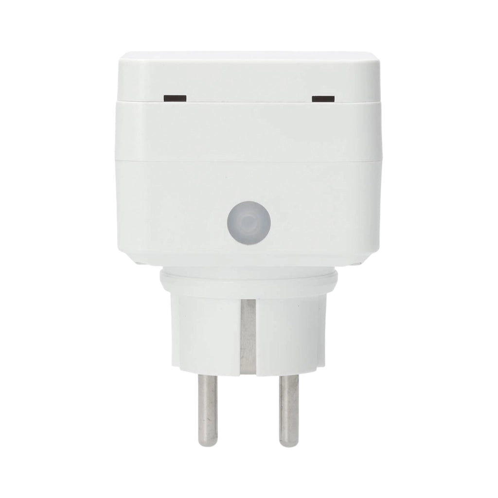 Presa Esterna Connessa Impermeabile IP44 Wattmetro Zigbee 3.0 Bianco Nedis