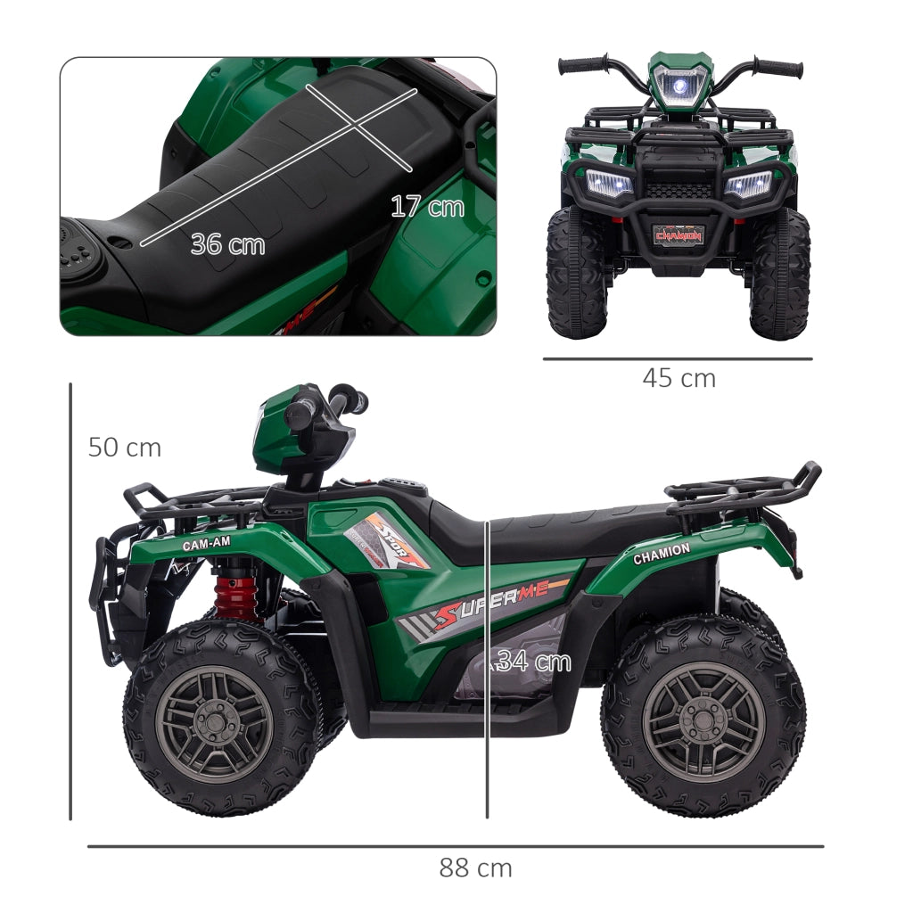 Auto elettrica per bambini ¨C zephmum ¨C verde 88x45x50cm