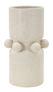Vaso Decorativo in Ceramica con Sfere Ø 16x28 cm