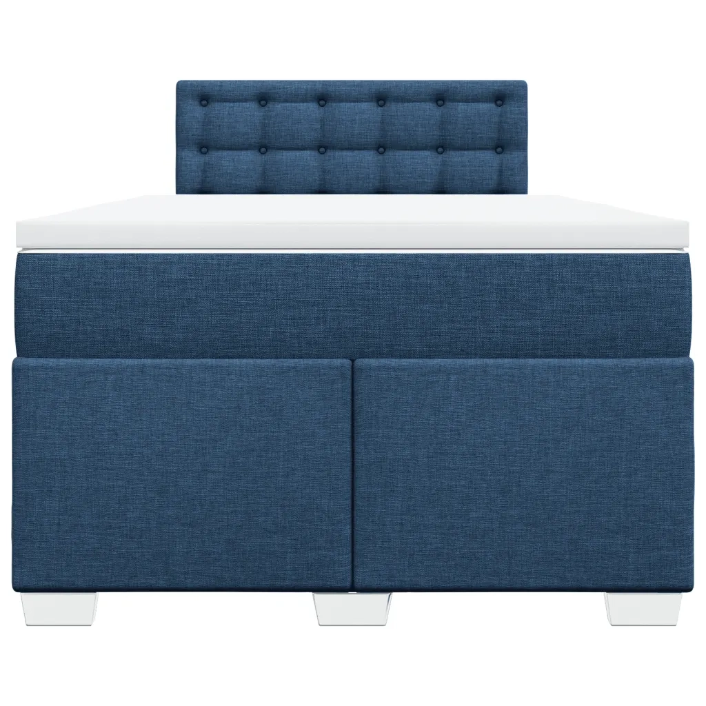 Giroletto a Molle con Materasso Blu 120x190 cm in Tessuto 3288147