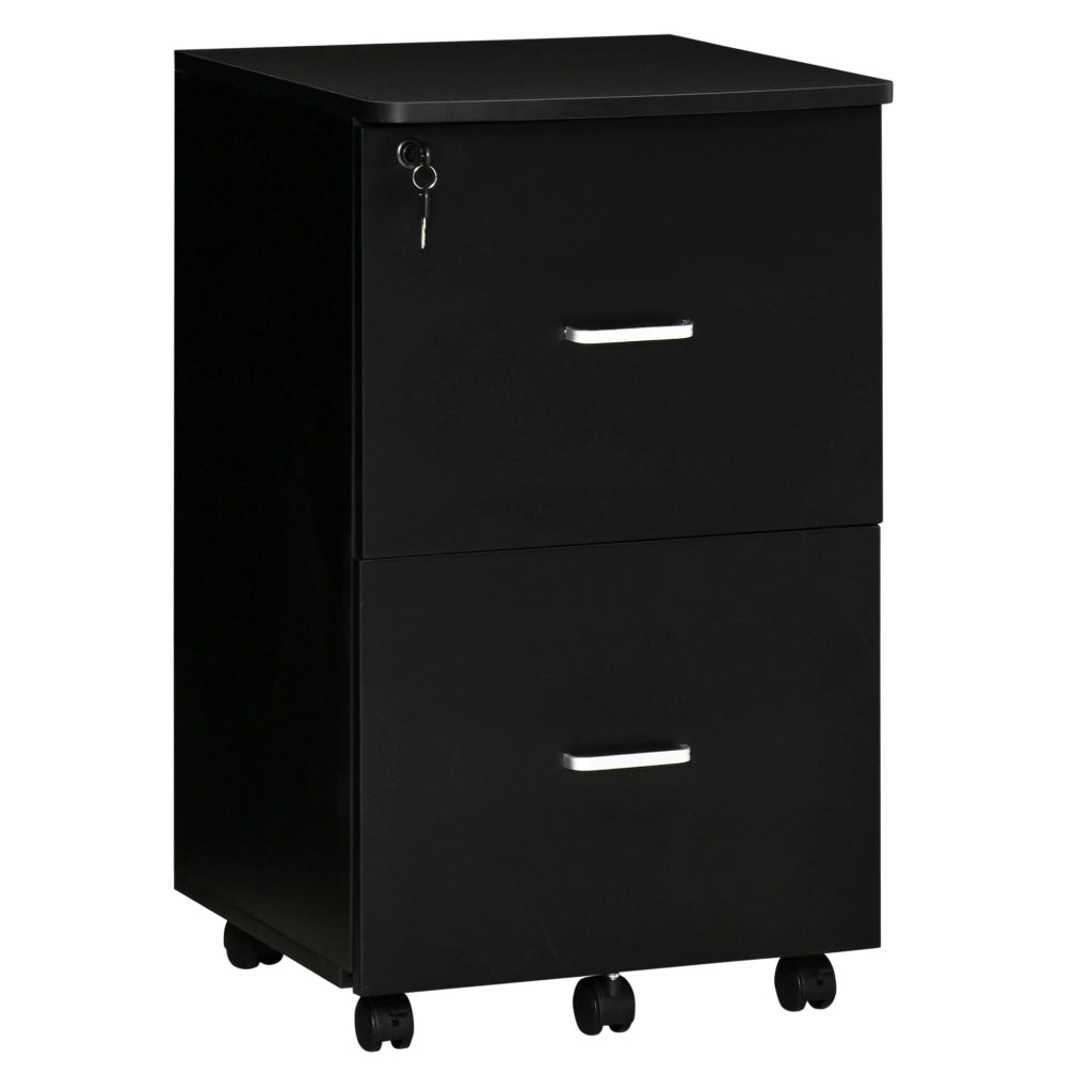 Scrivania con Cassetti ¨C zephmum ¨C Nero 43x45x72 cm