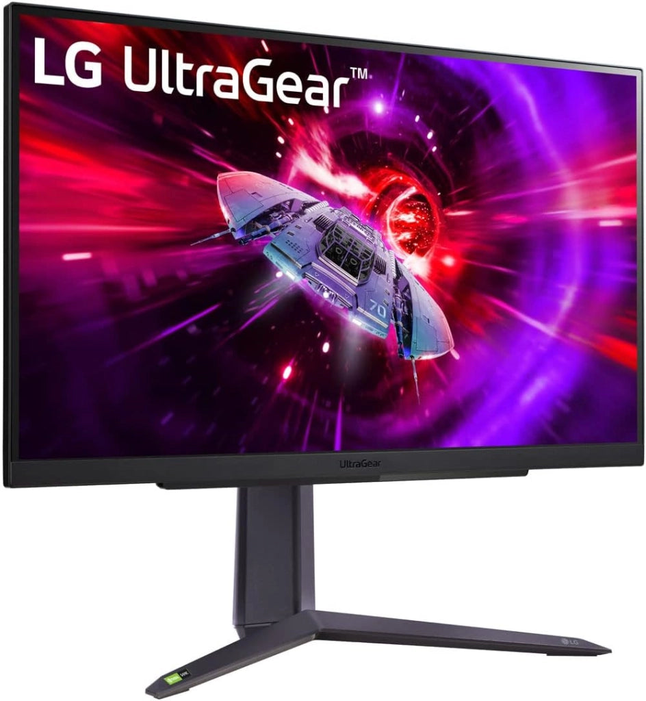 LG 27GR75Q UltraGear Gaming Monitor 27" QHD IPS HDR 10, 2560x1440, 1ms, G-Sync Compatible, AMD FreeSync Premium 165Hz, HDMI 2.0 (HDCP 2.2), Display Port 1.4, AUX, Flicker Safe, Nero