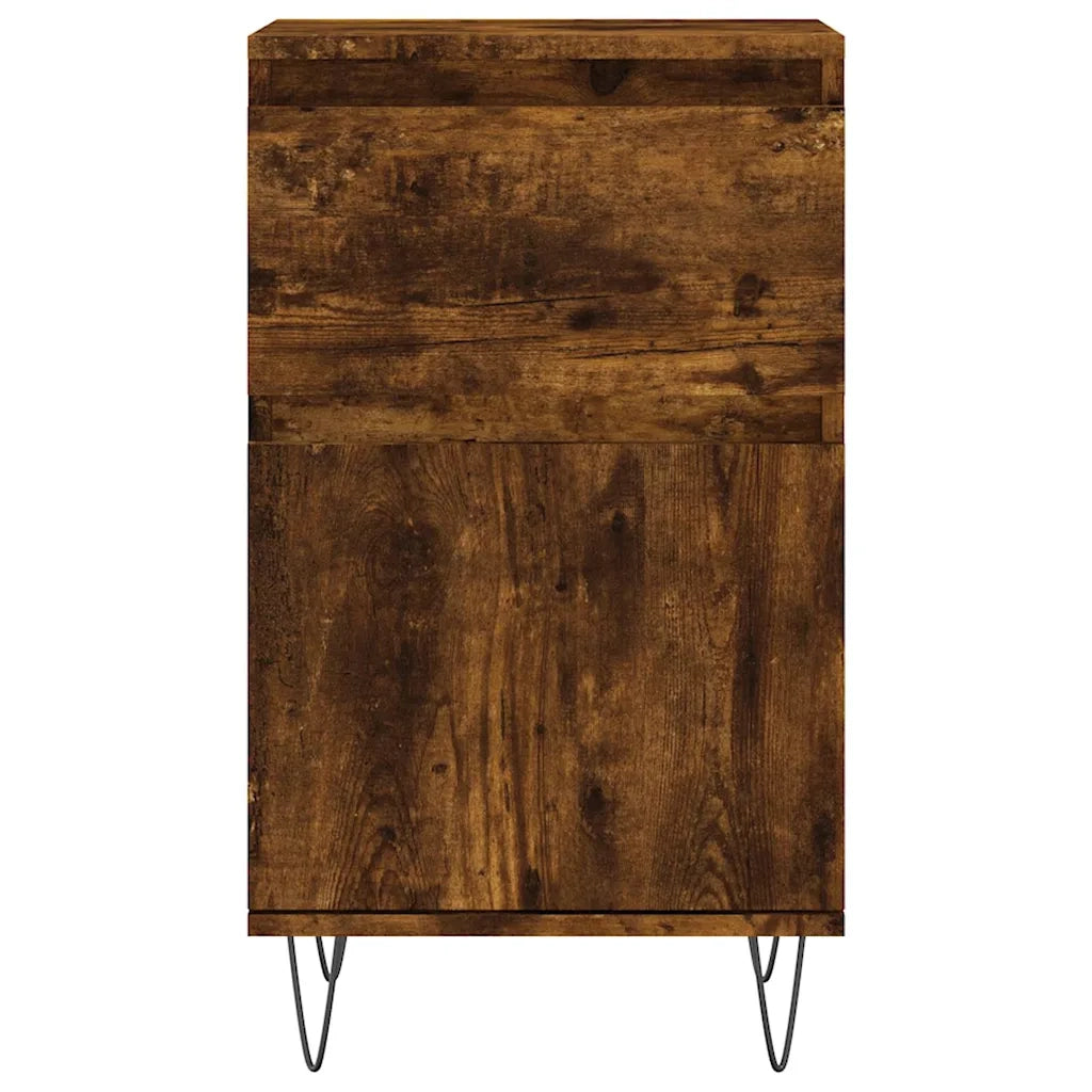 vidaXL Credenza Rovere Fumo 40x35x70 cm in Legno Multistrato