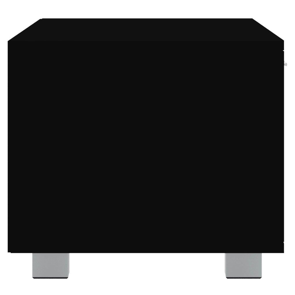 Mobile Porta TV-Credenza per TV Nero 120x40,5x35 cm in Legno Multistrato