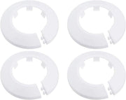 Pannelli di copertura in plastica per tubi - 4 pezzi - 415 mm - Decorazione per sanitari - Per bagno - Bianco