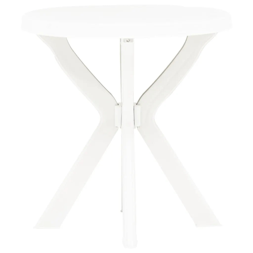 Tavolo da Bistrot Bianco Ã˜70 cm in Plastica cod mxl 34408