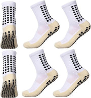 Sokker per Calcio per Uomini e Donne - 3 Pair di Calze Sportivi Respiranti, Antiscivolo - Adatto per Calcio, Pallacanestro e Altro