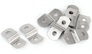 Fotolijst metallica a forma di Z con 10 pezzi - 30mm x 13mm x 7mm - Haken per foto