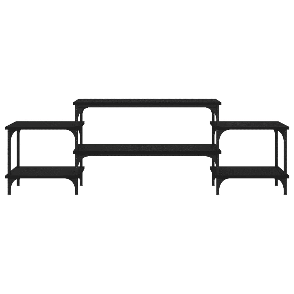 Mobile Porta TV Nero 157x35x52 cm in Legno Multistrato 826320