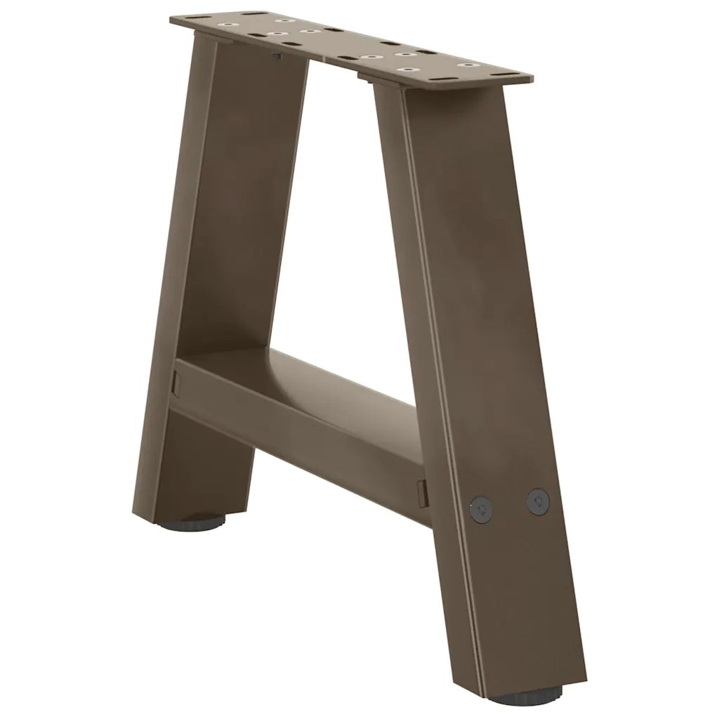 Gambe per Tavolino da CaffÃ¨ a Forma di A 2 pz 30x(30-31) cm Acciaio