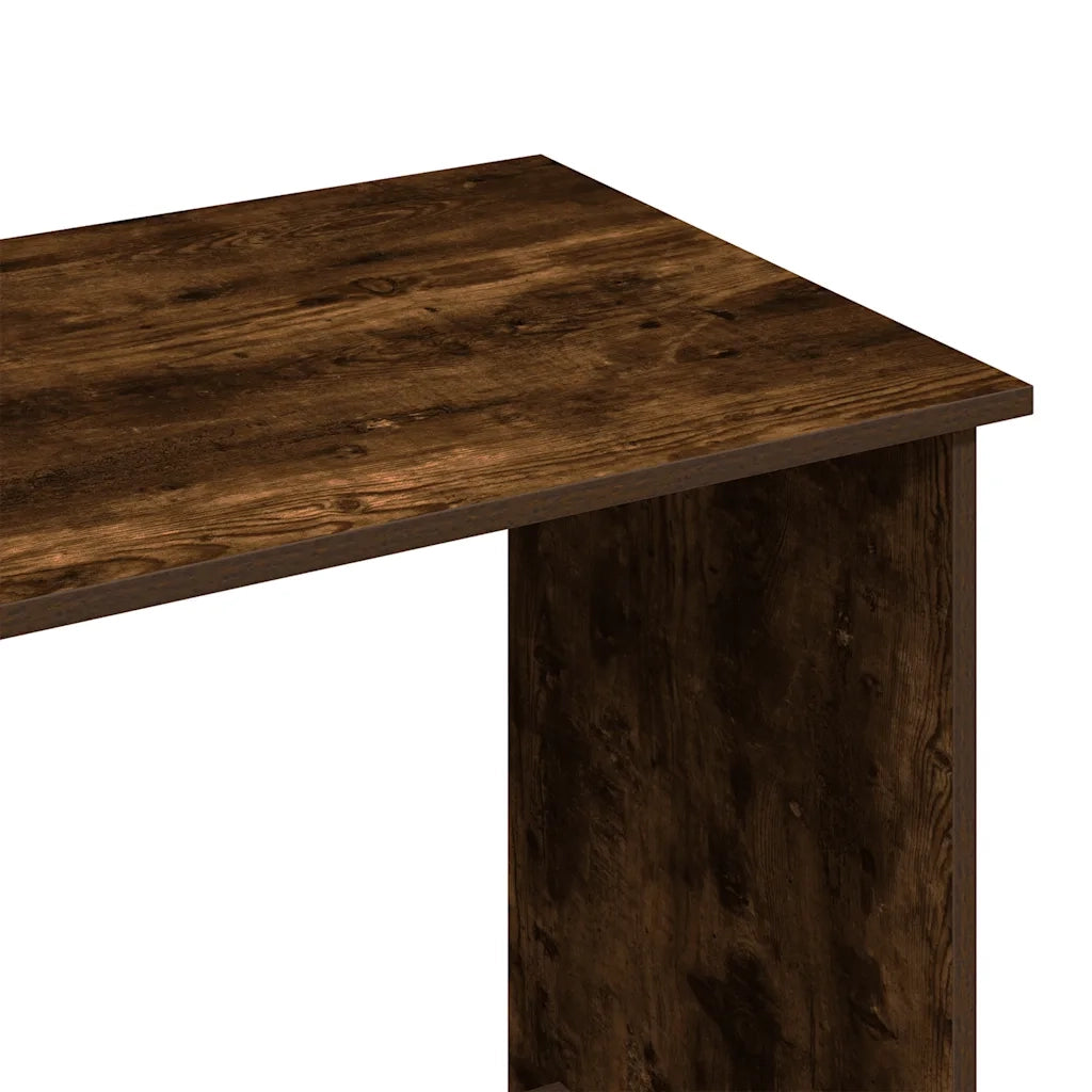 Scrivania Rovere Fumo 80x40x75 cm in Legno Multistrato 860458