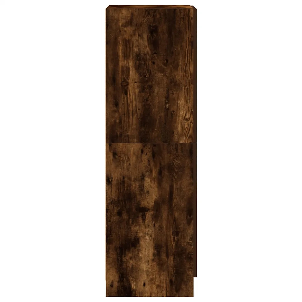 Armadietto Cucina-Mobiletto da Cucina Rovere Fumo 38x41,5x131,5 cm in Legno