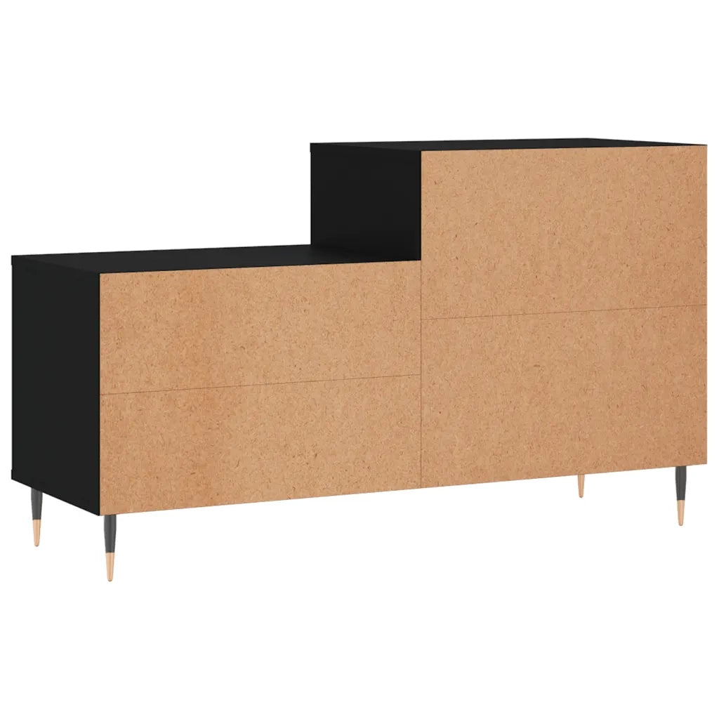 Scarpiera Nera 102x36x60 cm in Legno Multistrato 831381