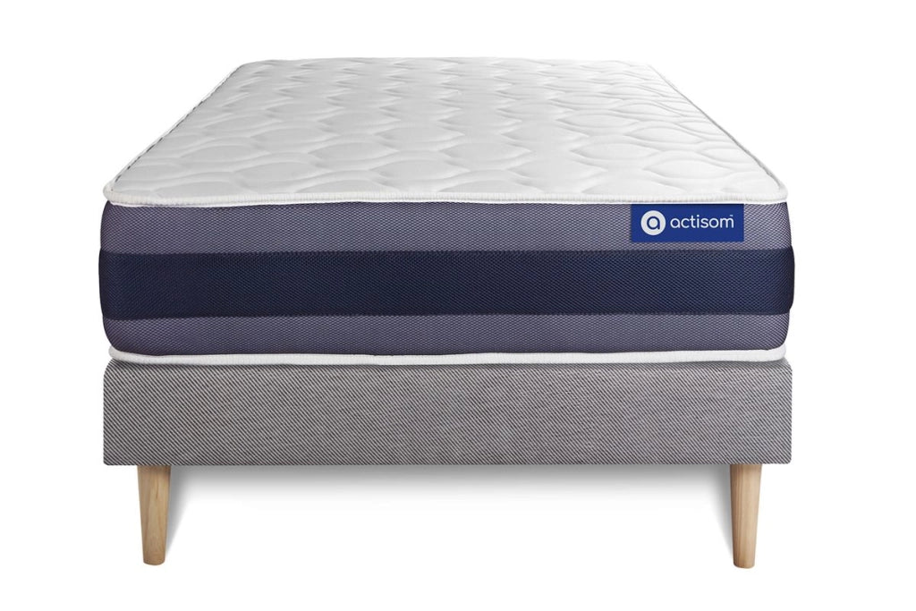 Kit rete e materasso matrimoniale Actilatex morpho 80x200cm - Spessore : 24cm - Lattice e memory foam - Bilanciato -