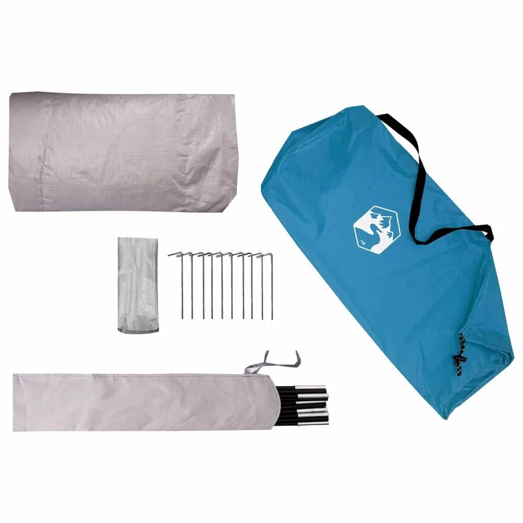 Tenda da trekking con telo impermeabile 2 persona 2 persone Blu 42042215