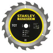 LAMA PER SEGA CIRCOLARE 'DENTI RIAFFILABILI' ø 190 mm - foro 16 mm  - STANLEY
