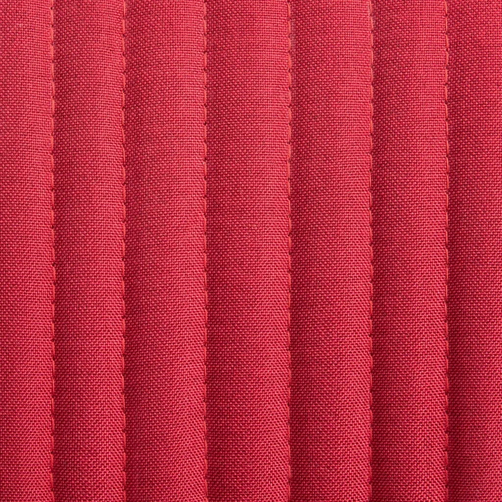 Sedie da Pranzo 2 pz Rosso Vino in Tessuto cod mxl 39403