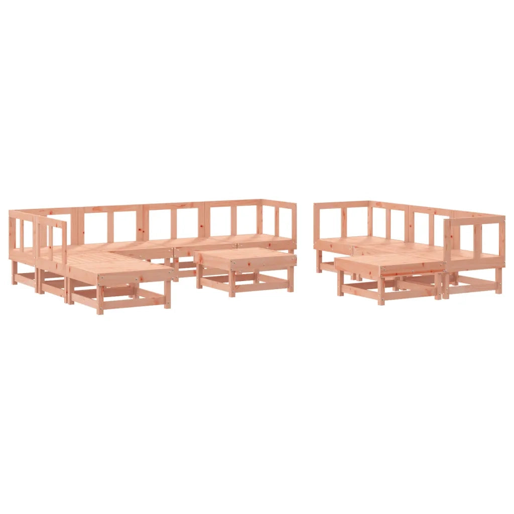 Set Salotto da Giardino 11 pz in Legno Massello di Douglas 3186415