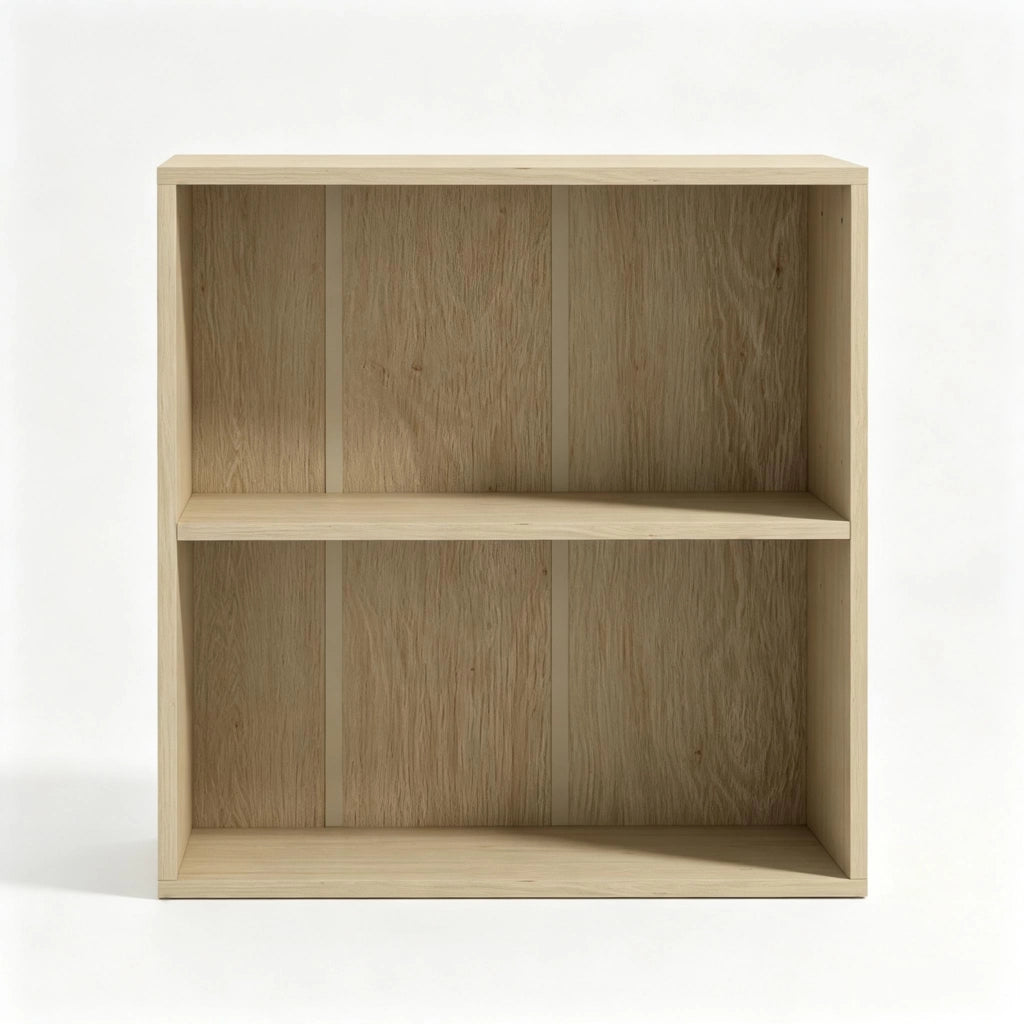 Libreria con 2 scomparti e ripiani regolabili (solo libreria)