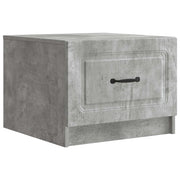 Tavolino da salotto con cassetto Grigio Cemento 49 x 50 x 37 cm