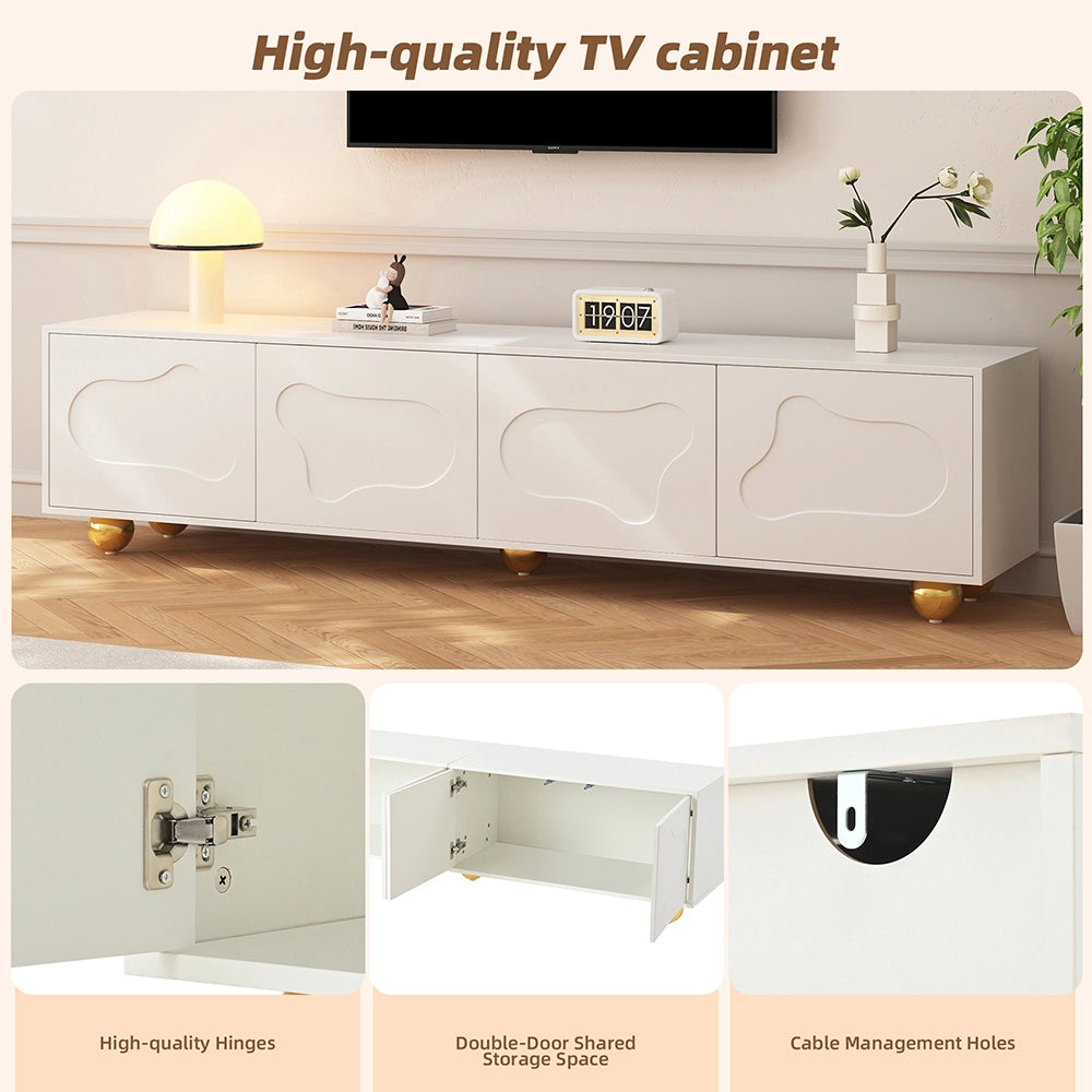 Mobile TV nuvola - Xylo - 180x40x45 cm cartoon