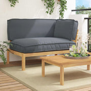 Set di divani con cuscino Antracite 133 x 92 x 69 cm