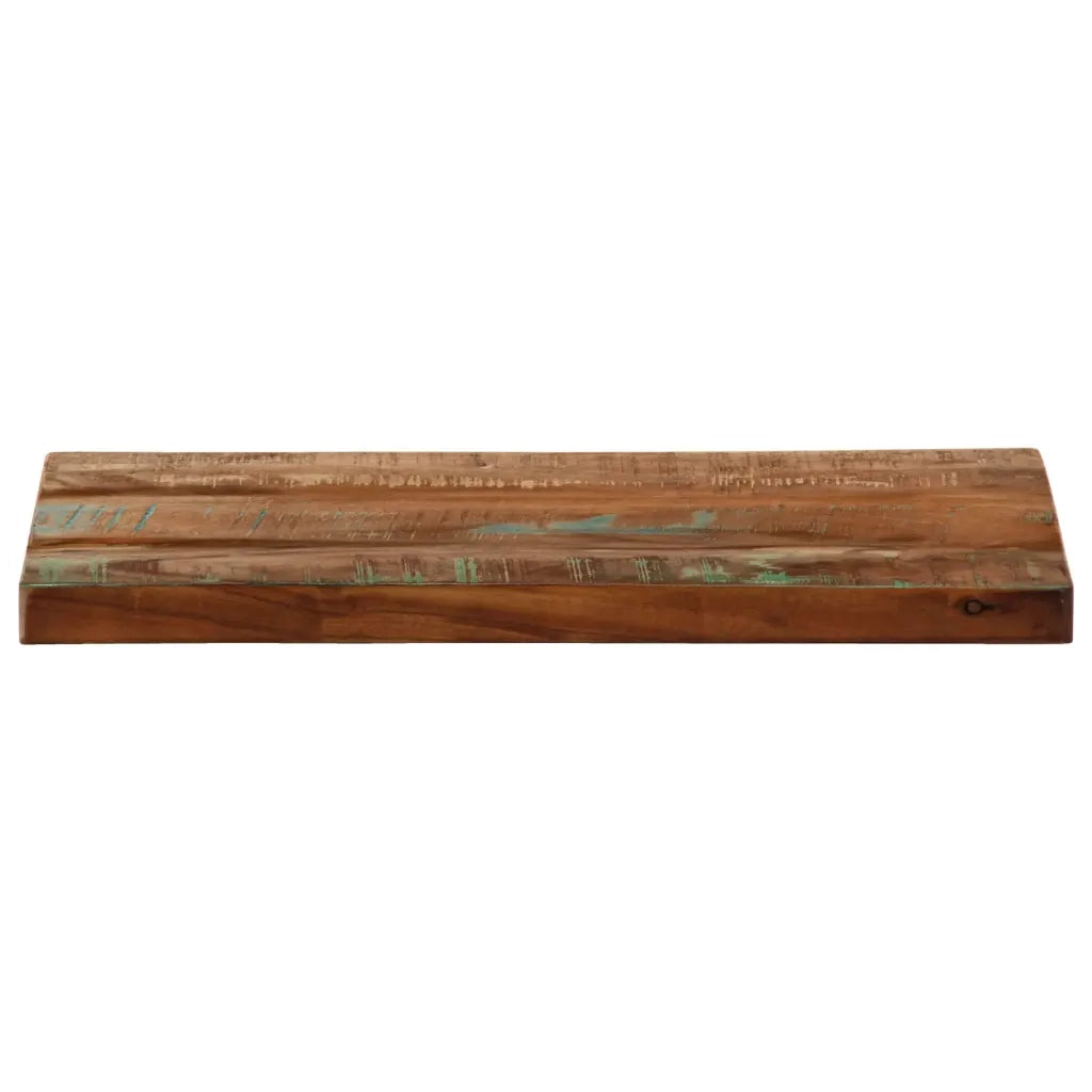 Piano Tavolo 60x40x2,5 cm Rettangolare in Massello di Recupero 371034