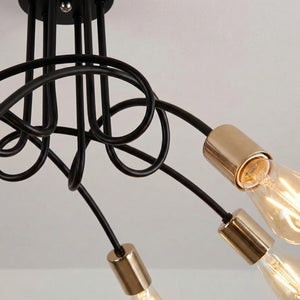 Lampada Paradise 5 Black Gold APP518-5C