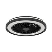 Ventilatore soffitto con luce eglo 35203 sint andrÉ black e white