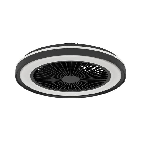 Ventilatore soffitto con luce eglo 35203 sint andrÉ black e white
