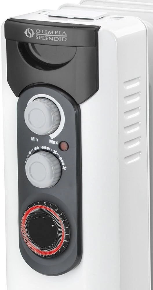 Olimpia Splendid 99617 Caldorad 9TT Radiatore ad Olio 2000W 9 elementi Timer 24h Funzione ECO per ambienti fino a 75 m³ colore Bianco