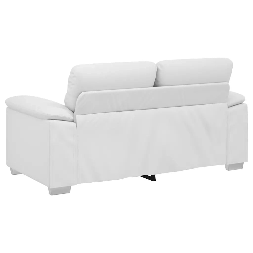 Divano a 2 posti Bianco in Similpelle 160x81x84 cm 4105338