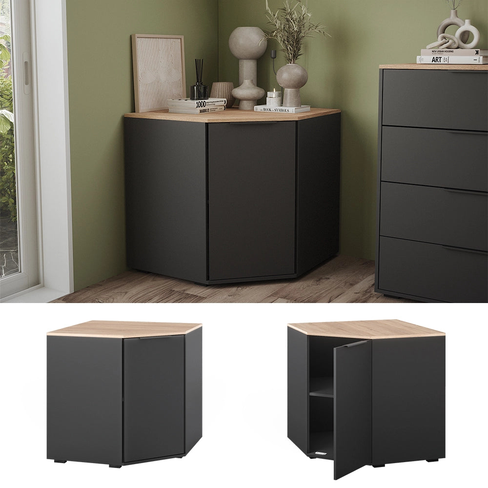 Vicco Credenza Antracite 77.9 x 77.9 cm con 1 porta