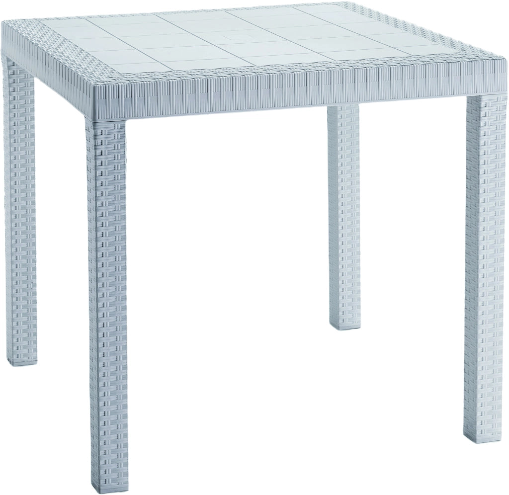 TAVOLO DALLAS cm. 80x80x74 h col. Bianco
