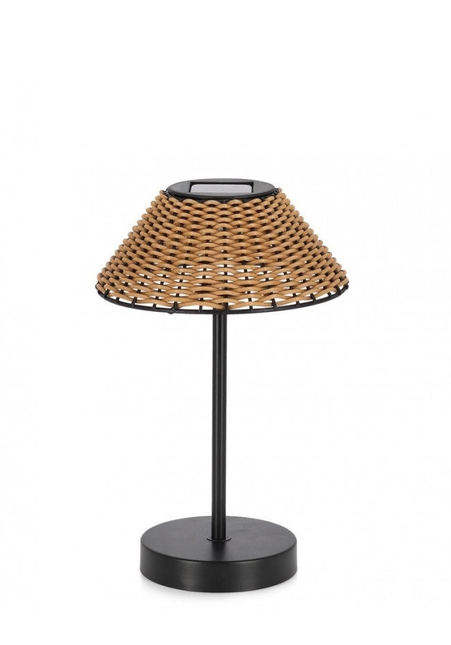 Lampada Tavolo Acciaio Nero da Esterno - TRANQUIL