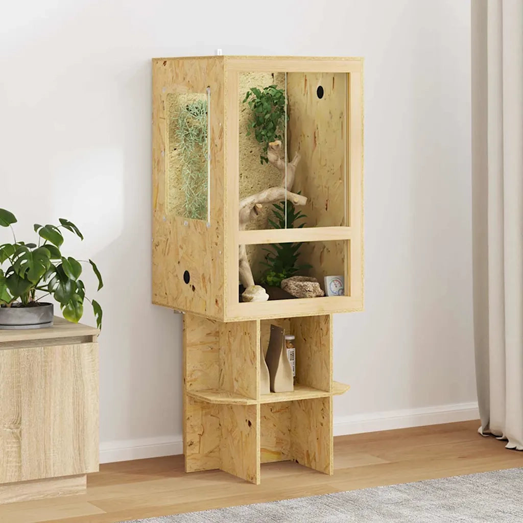 Terrario Marrone 50 x 50 x 130 cm OSB CFW9887919
