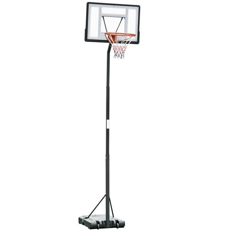 CANESTRO BASKET PER ADULTI CON ALTEZZA REGOLABILE NERO