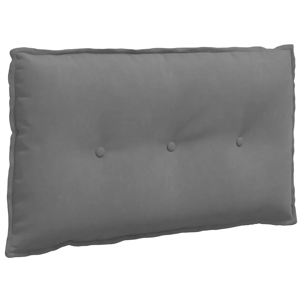 Cuscino per Schiena Grigio scuro 80 x 50 cm 42014732