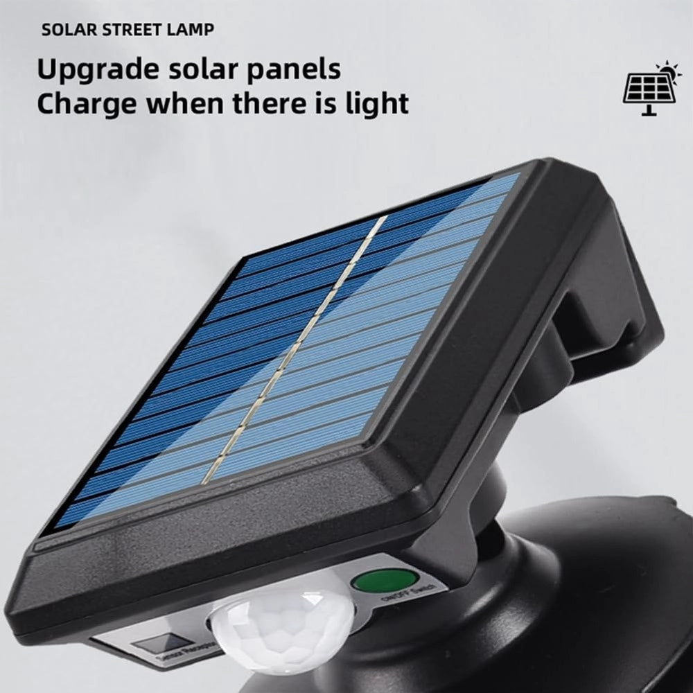 Trade Shop - Luce Solare Da Esterno Sensore Movimento Ip65 Lampada Da Parete Giardino Cortile -