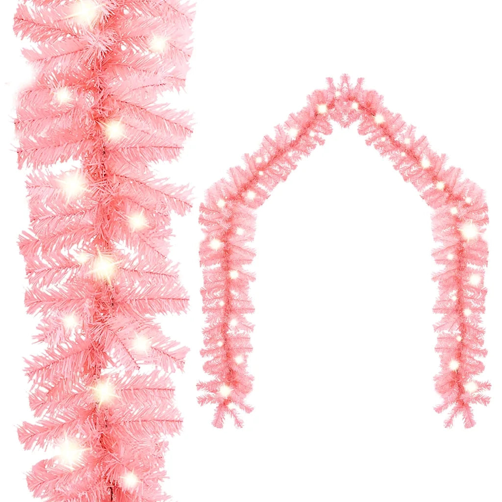 Ghirlanda Natalizia con Luci a LED 20 m Rosa 329200