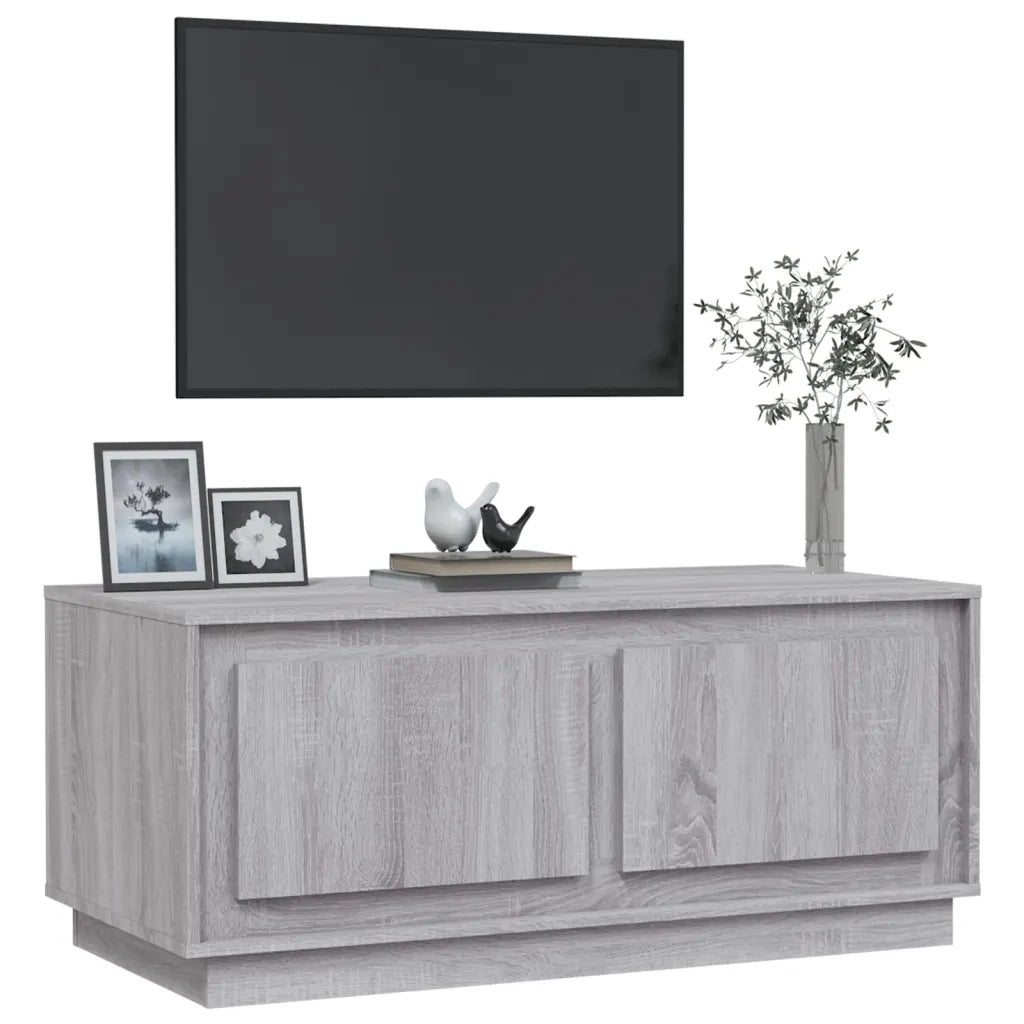 Tavolino da Salotto Grigio Sonoma 102x50x44cm Legno Multistrato 819882