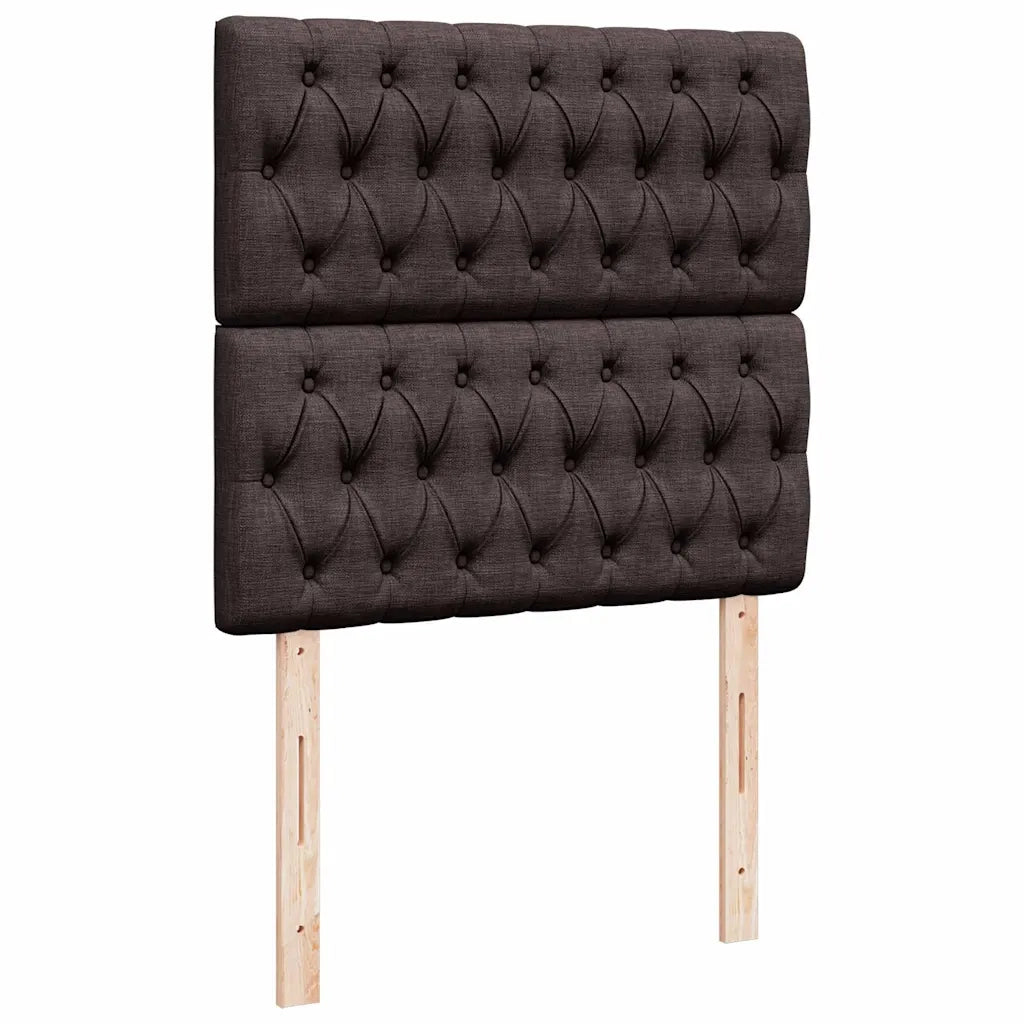 Struttura Letto Pouf con Materasso 100x200 cm in Tessuto 3314068